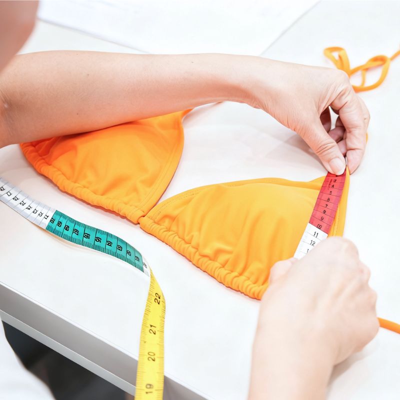 swimwear manufacturing process in line inspection
