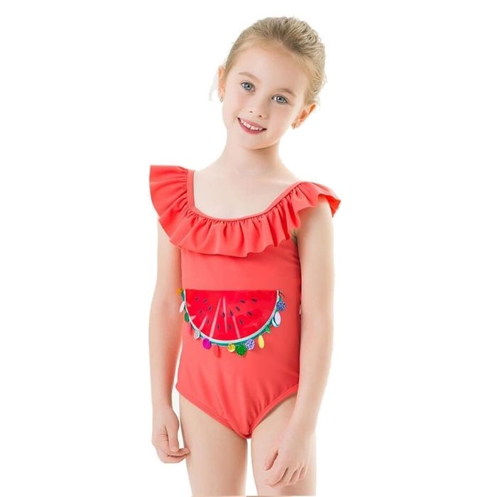 Home girls one piece swimsuit